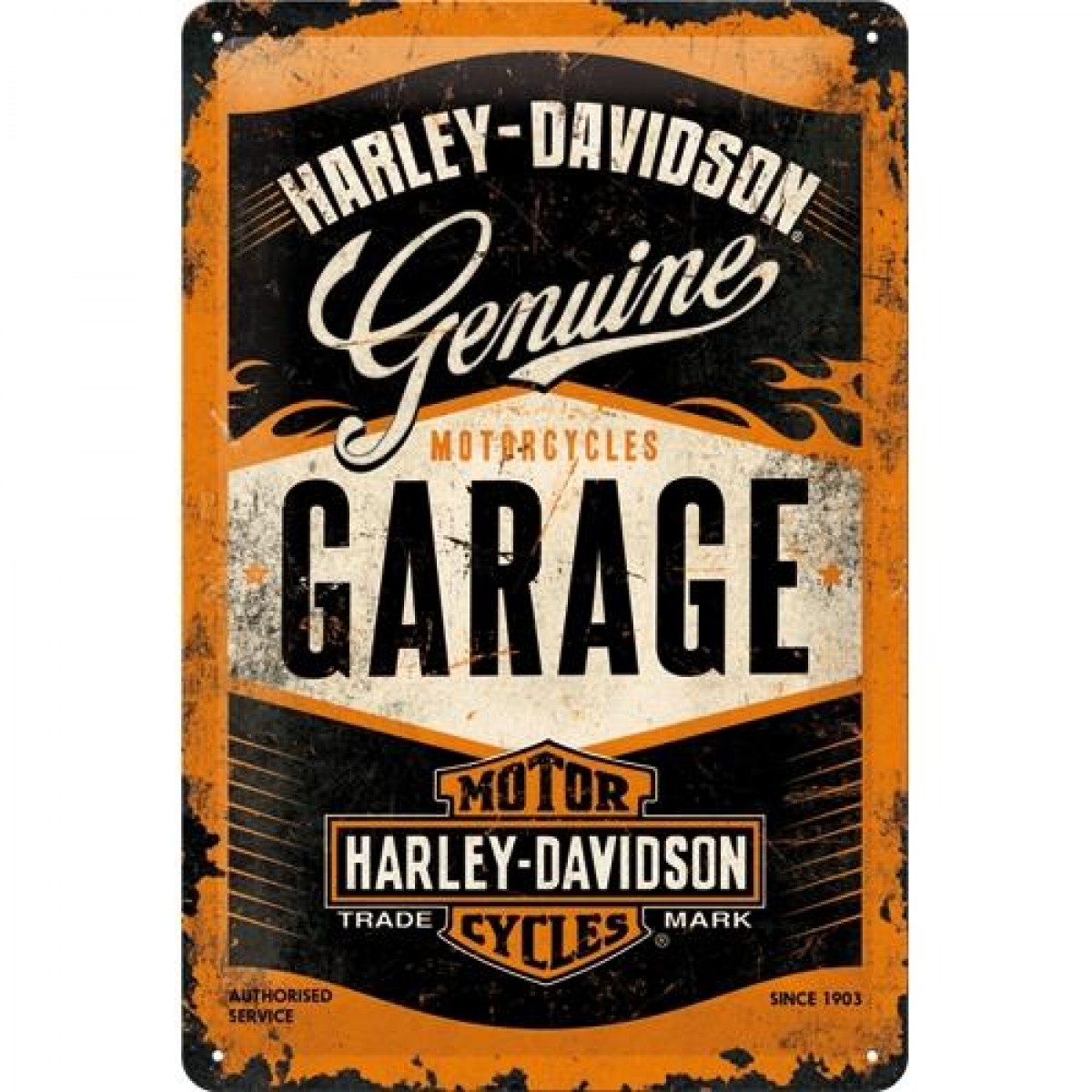 Металлическая табличка Harley-Davidson 20*30 см