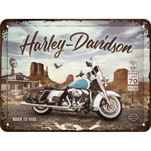 Металлическая табличка Harley-Davidson 15*20 см