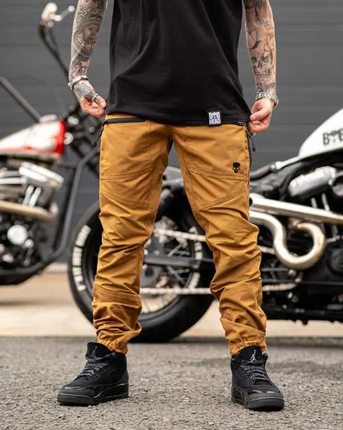 Брюки мужские BOBHEAD Casual Cargo Combat Camel