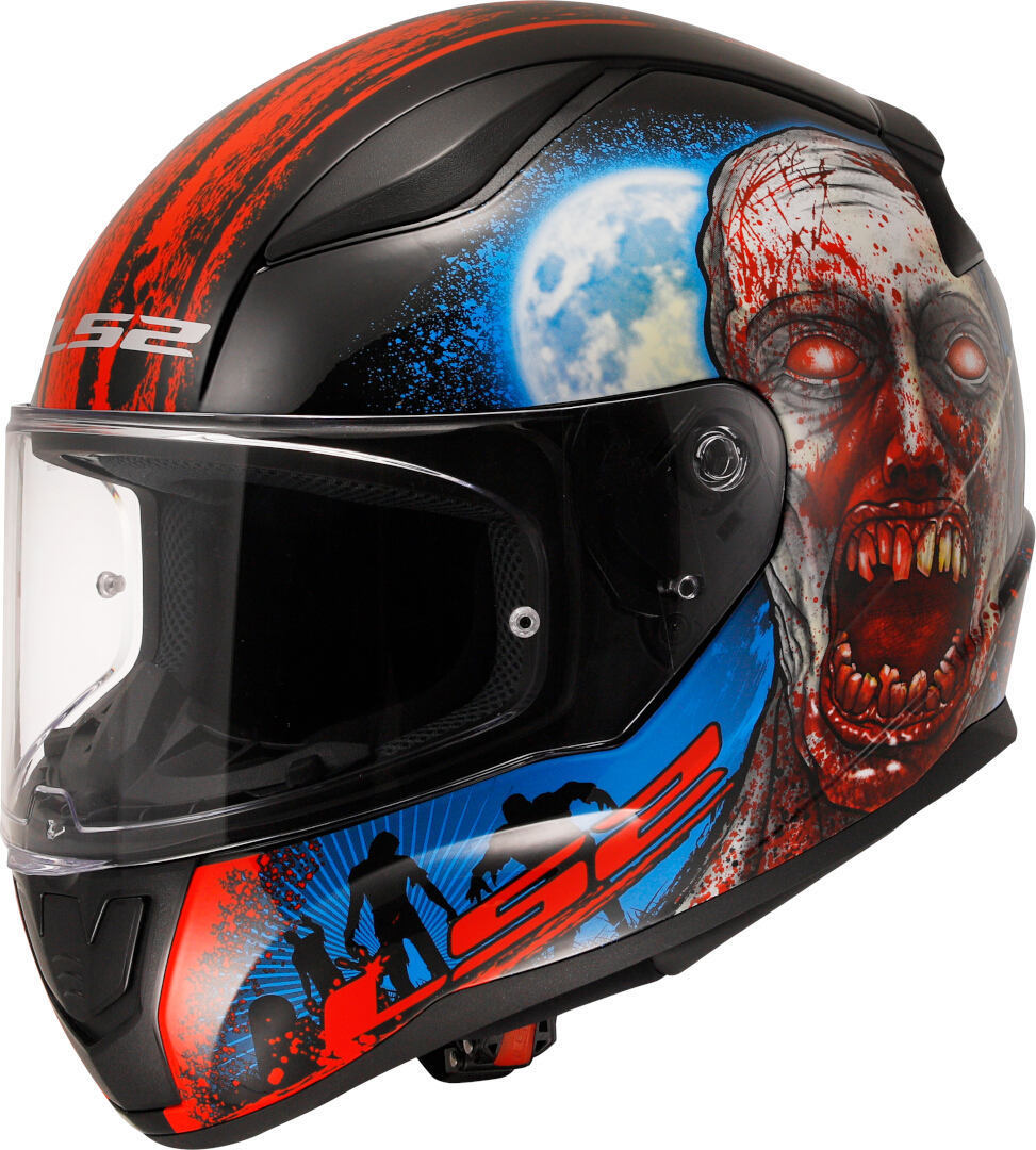 Мотошлем LS2 FF353 Rapid II Zombie