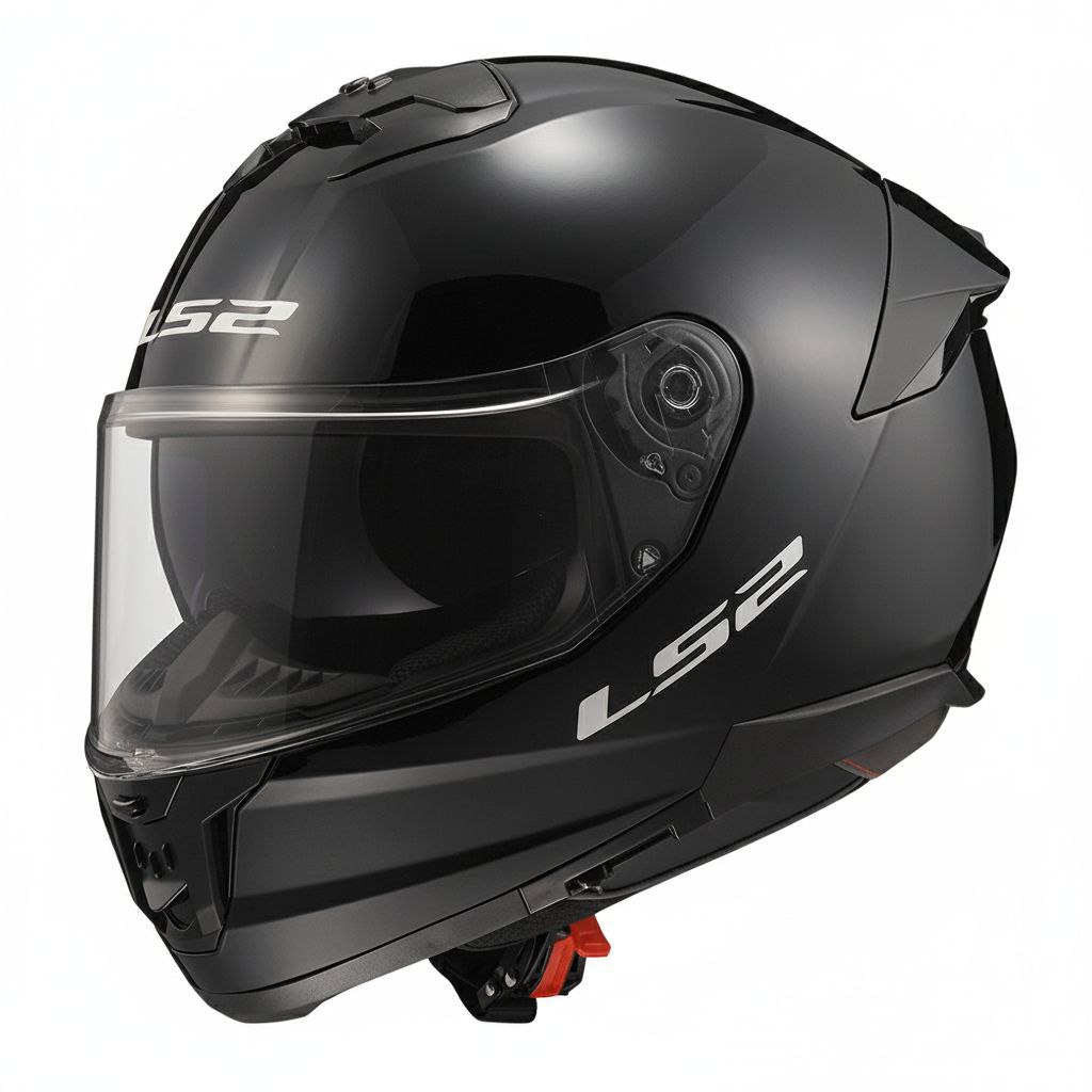 Мотошлем LS2 FF808 Stream II Solid Gloss Black