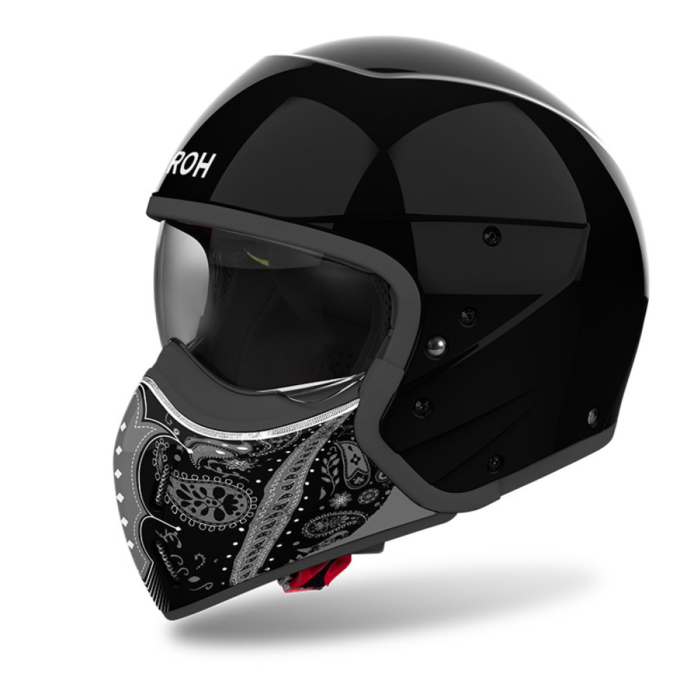 Мотошлем Airoh J110 PAESLY Black Gloss