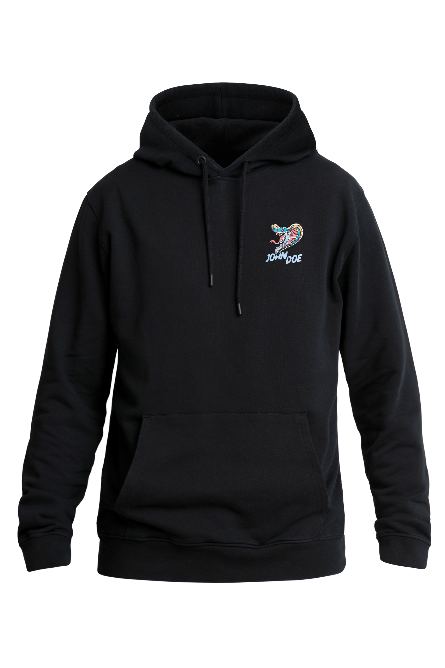 Худи мужское John Doe Hoodie Snake II Black