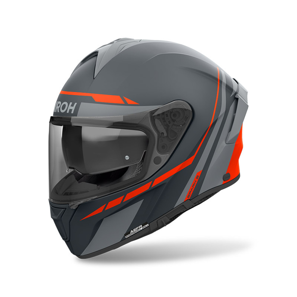 Мотошлем Airoh SPARK 2 SPINNER Orange Matt